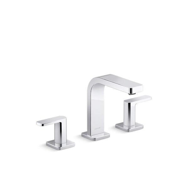 Kohler Parallel Widespread Bathroom Sink Faucet With Lever Handles 23484-4-CP - main